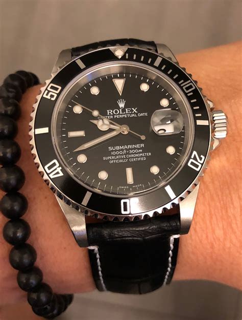 black case black strap rolex watches|Rolex watches examples.